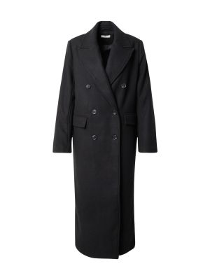Vilnonis žieminis paltas Gina Tricot juoda