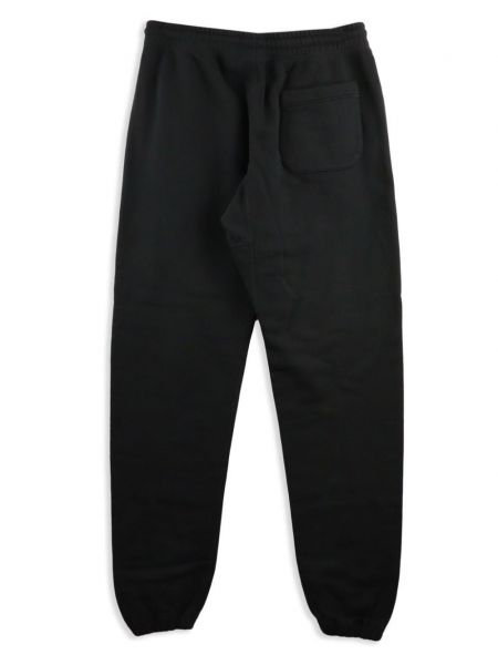 Spodnie sportowe bawełniane z nadrukiem Saint Mxxxxxx czarne