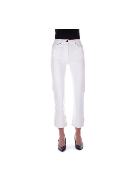 Białe jeansy Semicouture