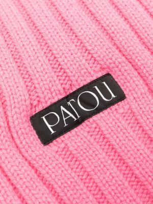Woll schal Patou pink