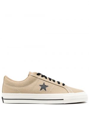 Sneakerși cu șireturi din dantelă cu stele Converse One Star