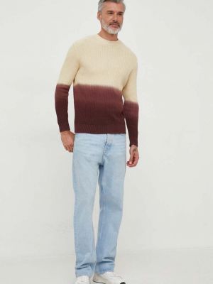 Pamučni pulover Pepe Jeans bež