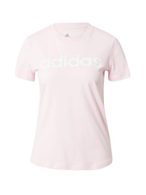 Marškinėliai slim fit Adidas Sportswear rožinė