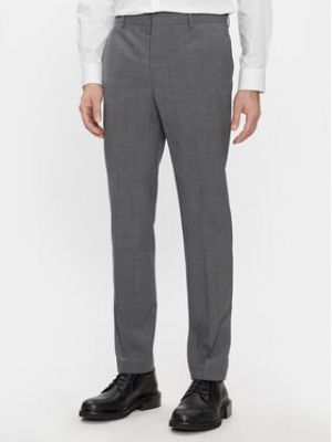 Pantalon chino slim Calvin Klein gris