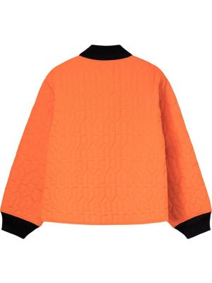 Стеганая куртка Stussy оранжевая