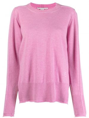 Pull en tricot asymétrique Stella Mccartney rose