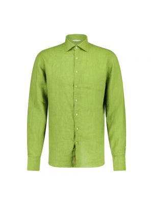 Lniana koszula Stenströms zielona