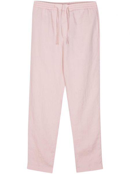 Leinen hose 7/8 Canali pink