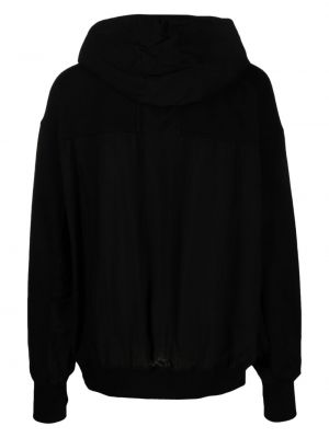 Mikina s kapucí na zip Andrea Ya'aqov černá