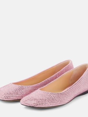 Kristály balerina cipők Loewe rózsaszín