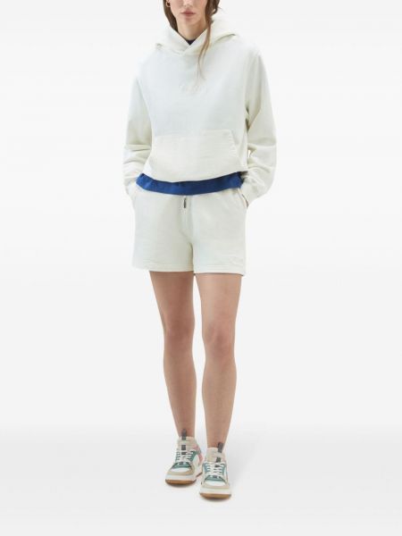 Shorts de sport en polaire Woolrich blanc