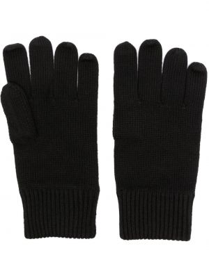 Плетени ръкавици бродирани Tommy Hilfiger черно