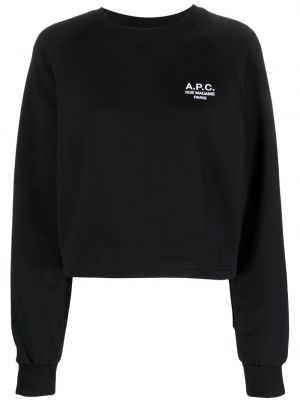 Siuvinėtas džemperis A.p.c. juoda