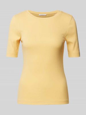 Koszulka Knowledge Cotton Apparel żółta