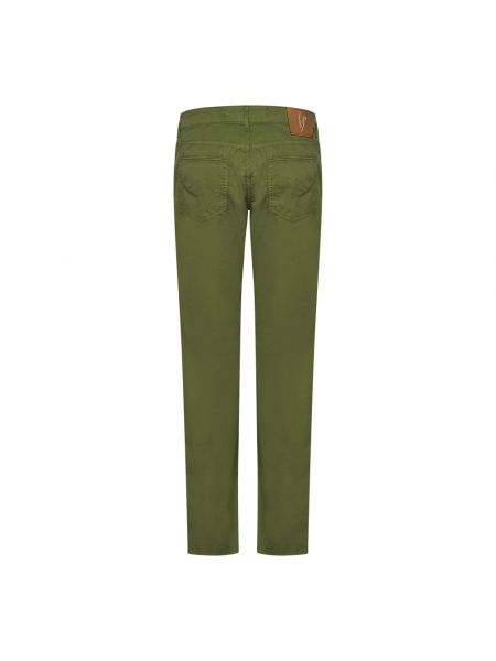 Pantalones chinos Hand Picked verde