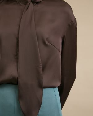 Блузка Emka, коричневая