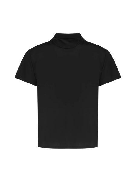Camisa con bordado de algodón de flores Valentino Garavani negro