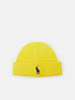 Желтая шапка Polo Ralph Lauren