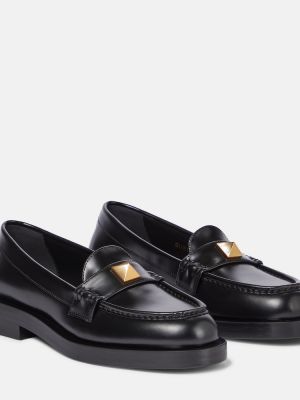 Loafers di pelle Valentino Garavani nero