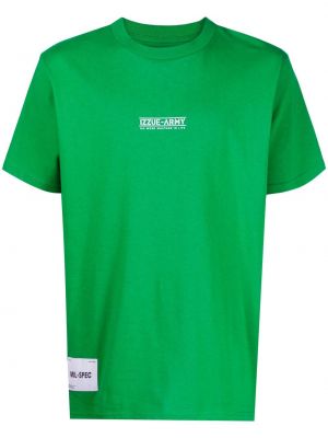 Μπλούζα με σχέδιο με στρογγυλή λαιμόκοψη Izzue πράσινο