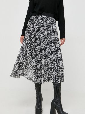 Midi sukně Karl Lagerfeld černé