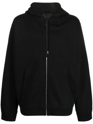 Nylon hoodie mit print Prada schwarz