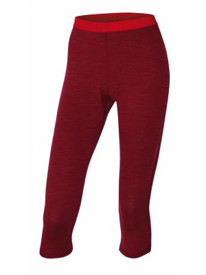 Παντελόνι από μαλλί merino Husky κόκκινο