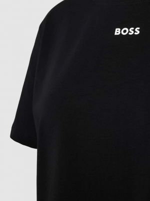 Koszulka z nadrukiem Boss czarna