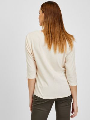 Tricou cu mânecă lungă Orsay alb