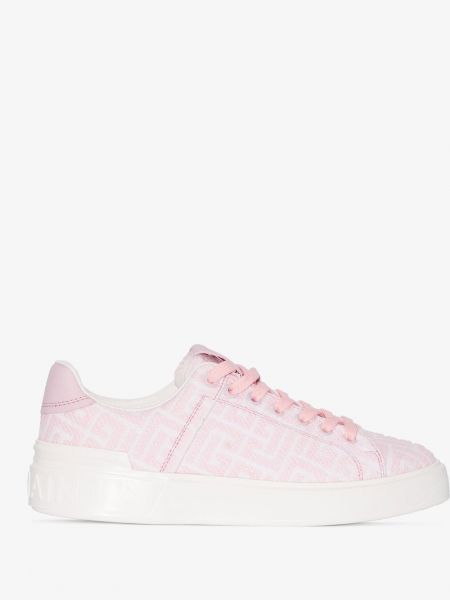 Jacquard sneakers Balmain rosa