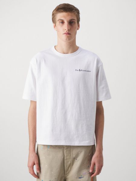 Базовая футболка с коротким рукавом Polo Ralph Lauren белая