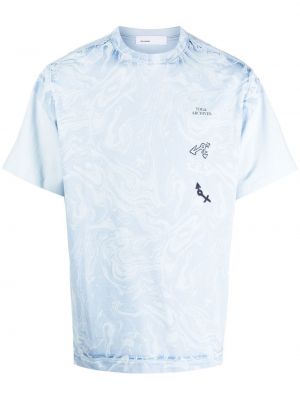 T-shirt con stampa Toga blu