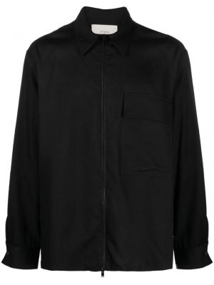 Košile na zip Studio Nicholson černá