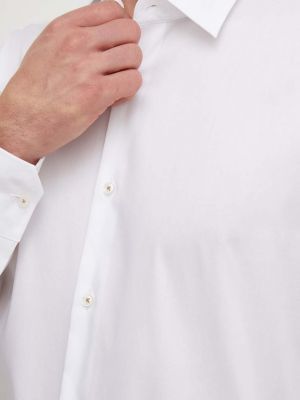 Pamučna košulja Boss bijela