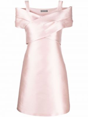 Trägerkleid mit v-ausschnitt Alberta Ferretti pink
