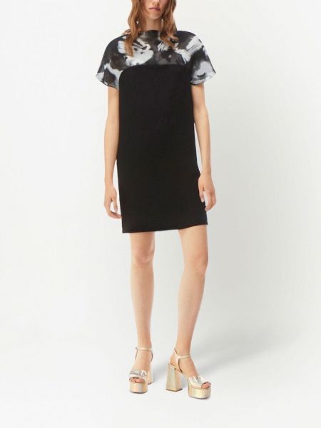 Kleid mit print Nina Ricci schwarz