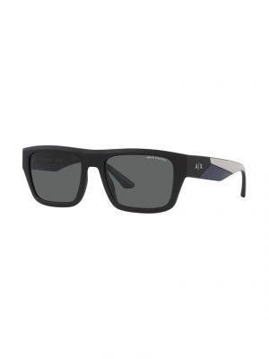 Черные очки солнцезащитные Armani Exchange