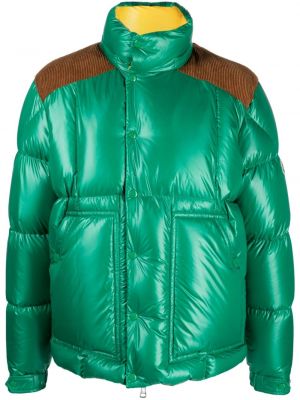 Páperová bunda Moncler zelená