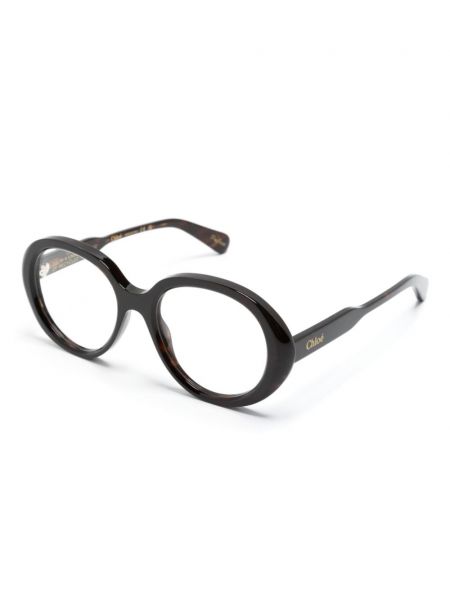 Brýle Chloé Eyewear hnědé