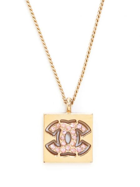 Collier plaqué or Chanel Pre-owned doré
