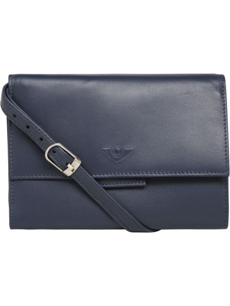 Кожаный клатч Vld Voi Leather Design синий