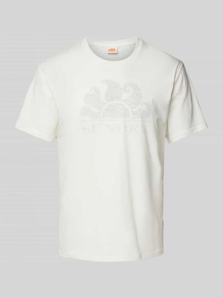 Koszulka z nadrukiem Sundek biała