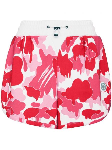 Sport shorts aus baumwoll mit print mit camouflage-print Plein Sport