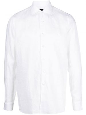 Ленена риза Tagliatore бяло
