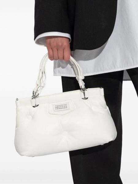 Shopper handtasche Maison Margiela weiß