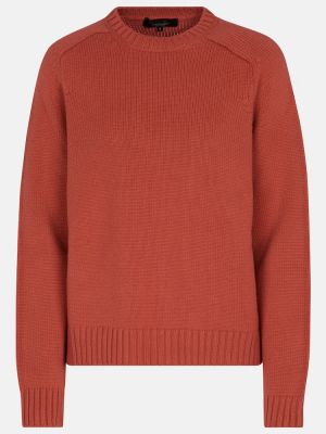 Кашмирен пуловер Loro Piana червено