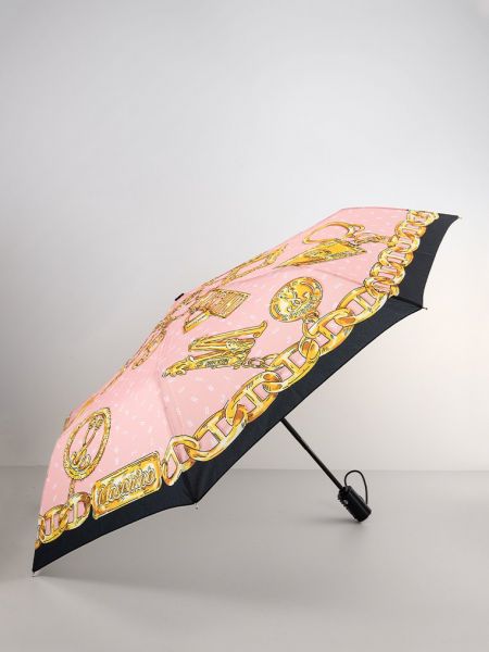 Różowy parasol Moschino