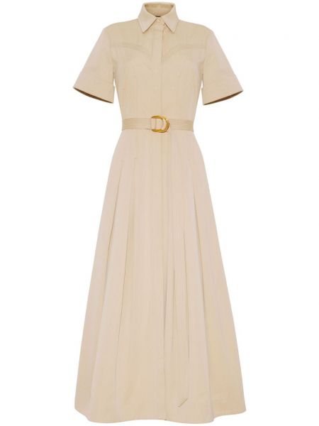 Robe droite Adam Lippes beige