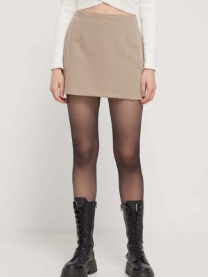 Mini suknja Abercrombie & Fitch bež
