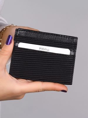 Pruhovaná peňaženka Polo Air čierna